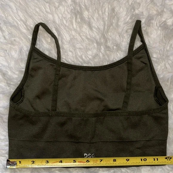 DSG Women's Seamless Fashion Ribbed Sports Bra, Size Small - Picture 4 of 12